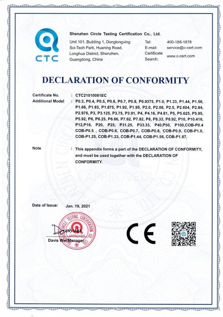 CE certificate